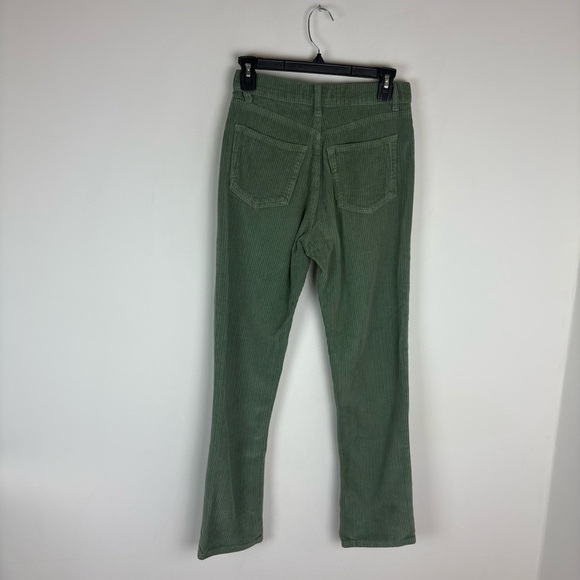 Reformation Cynthia Button Fly High-Rise Straight Corduroy Pants Size 25 - Picture 9 of 10